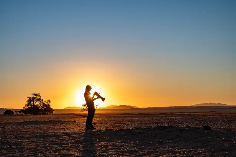 Viaggio fotografico Namibia — backstage con il gruppo